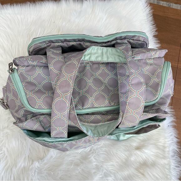 Ju-Ju-Be | Be Prepared Early Sunrise Large Diaper Bag Travel Mommy Baby Tote - Picture 3 of 13